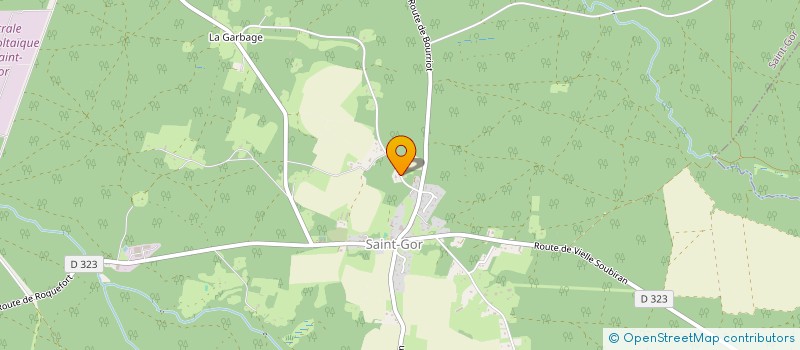 localisation de l'entreprise SARBAVET  SAINT-GOR