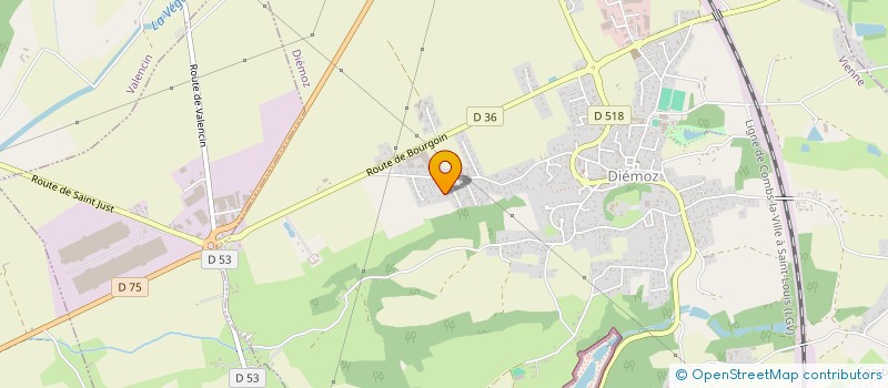 localisation de l'entreprise SARBER IMMO  DIEMOZ