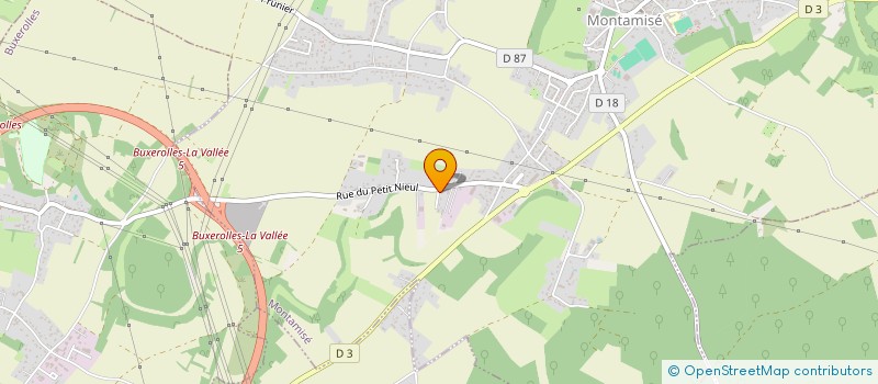 localisation de l'entreprise SARBSF POITOU CHARENTES LANGUEDOC ROUSSI  MONTAMISE