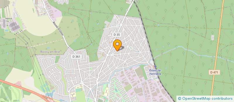 localisation de l'entreprise SARC BATIMENT à OZOIR-LA-FERRIERE