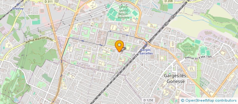 localisation de l'entreprise SARCELLES COIFFURE  SARCELLES