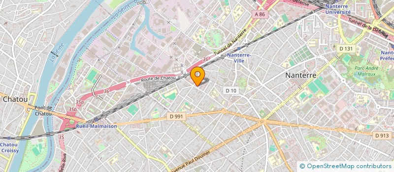 localisation de l'entreprise SARCELLES DIVISION LECLERC  NANTERRE