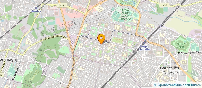 localisation de l'entreprise SARCELLES MULTI - SERVICES  SARCELLES