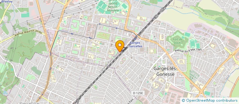 localisation de l'entreprise SARCELLES SANTE FOOTBALL AMICAL  SARCELLES