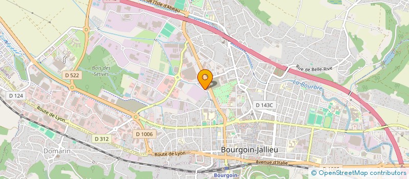 localisation de l'entreprise SARCIN COMPETENCES  BOURGOIN-JALLIEU