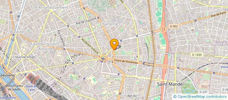 localisation de l'entreprise SARD  PARIS