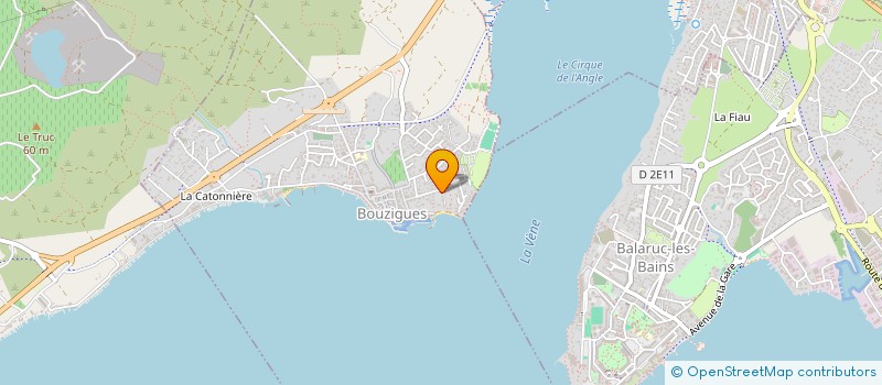 localisation de l'entreprise SARDA ESTATE  BOUZIGUES