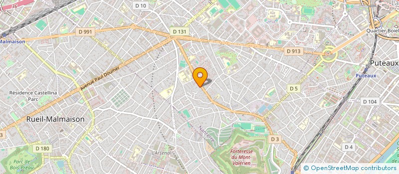 localisation de l'entreprise SARDAO  NANTERRE