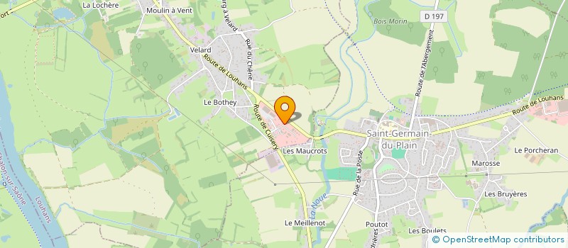 localisation de l'entreprise SARDEIC à OUROUX-SUR-SAONE
