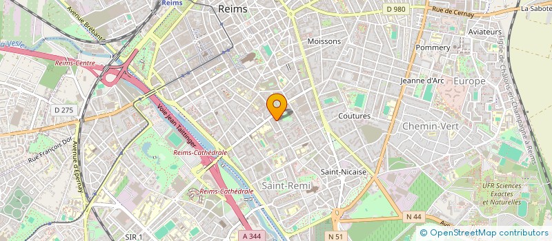 localisation de l'entreprise SARDEN  REIMS