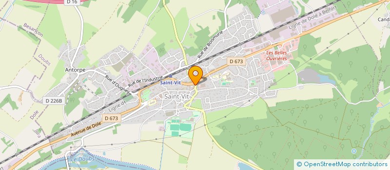 localisation de l'entreprise SARDENET  SAINT-VIT