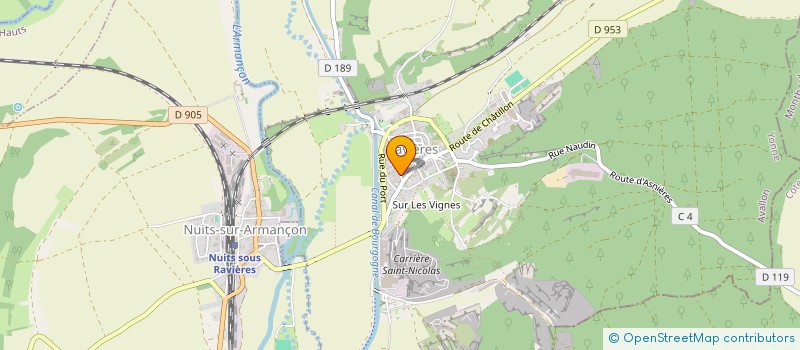 localisation de l'entreprise SARDIN  RAVIERES