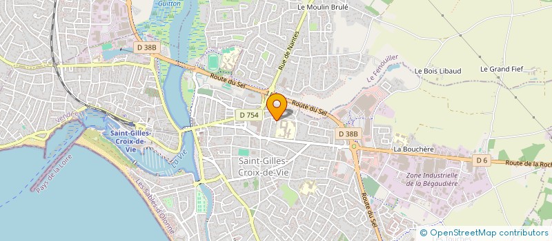 localisation de l'entreprise SARDINES GRAVEL CLUB - SGC  SAINT-GILLES-CROIX-DE-VIE