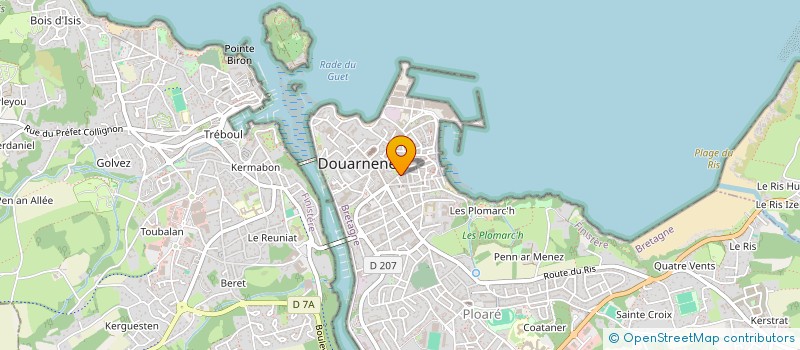 localisation de l'entreprise SARDINES VOLANTES  DOUARNENEZ