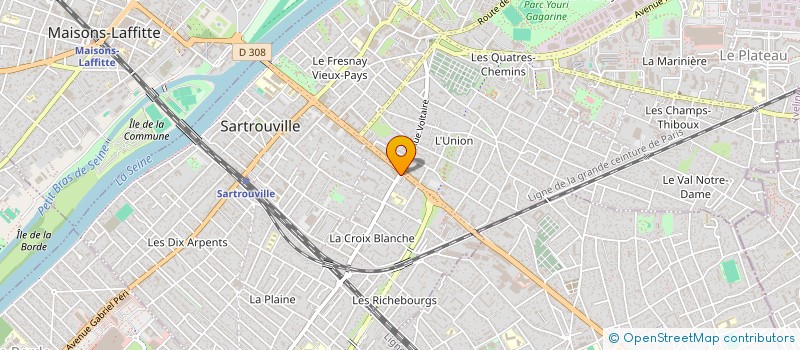 localisation de l'entreprise SARDRIVE à SARTROUVILLE
