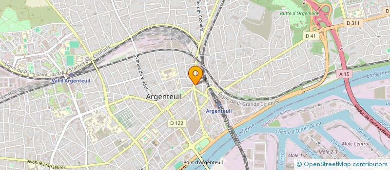 localisation de l'entreprise SARE  ARGENTEUIL