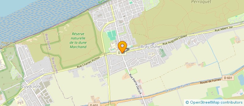 localisation de l'entreprise SARE  BRAY-DUNES