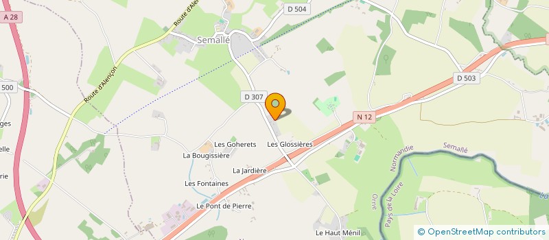 localisation de l'entreprise SAREANE à SEMALLE