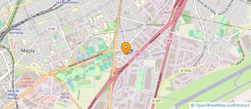 localisation de l'entreprise SAREAS IMMOBILIER à MASSY