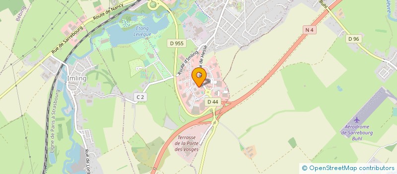 localisation de l'entreprise SARECT à SARREBOURG