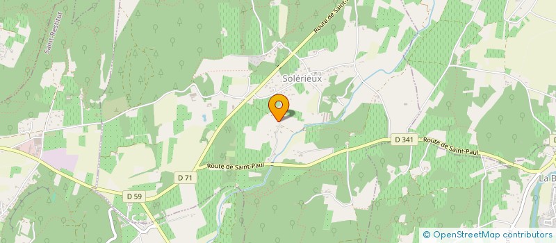localisation de l'entreprise SAREDE  SOLERIEUX