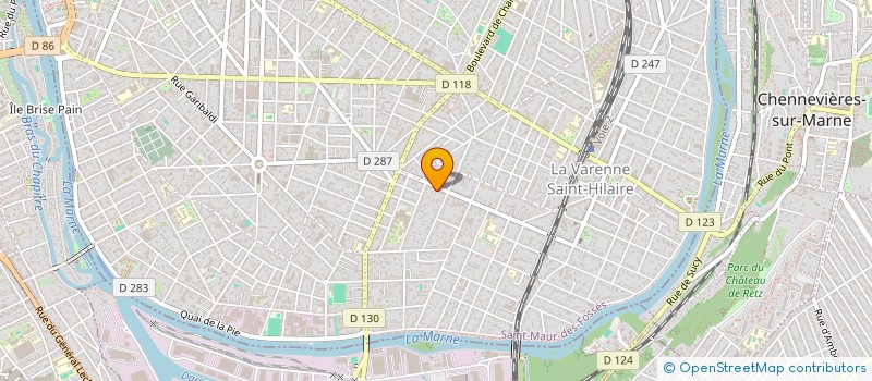 localisation de l'entreprise SAREEL à SAINT-MAUR-DES-FOSSES