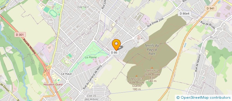 localisation de l'entreprise SAREGAL  HAILLICOURT