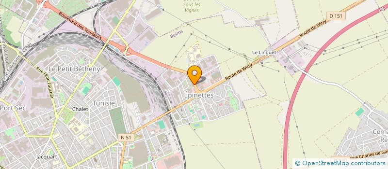 localisation de l'entreprise SAREGIA à REIMS
