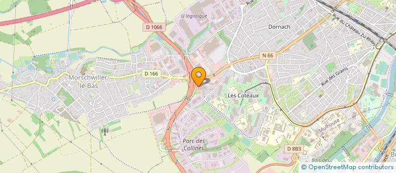 localisation de l'entreprise SAREIPP (SOCIETE D'ASSISTANCE POUR LA REALISATION DES EQUIPEMENTS IMMOBILIERS PUBLICS ET PRIVES) à MULHOUSE