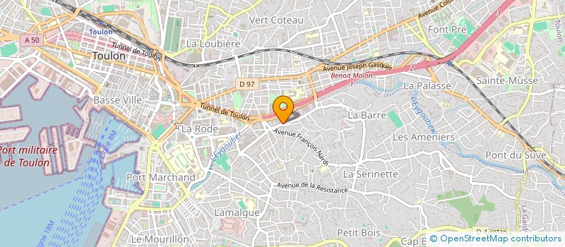 localisation de l'entreprise SARELA AGENCEMENT à TOULON