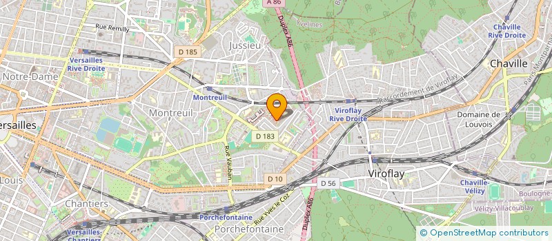 localisation de l'entreprise SARELI à VERSAILLES