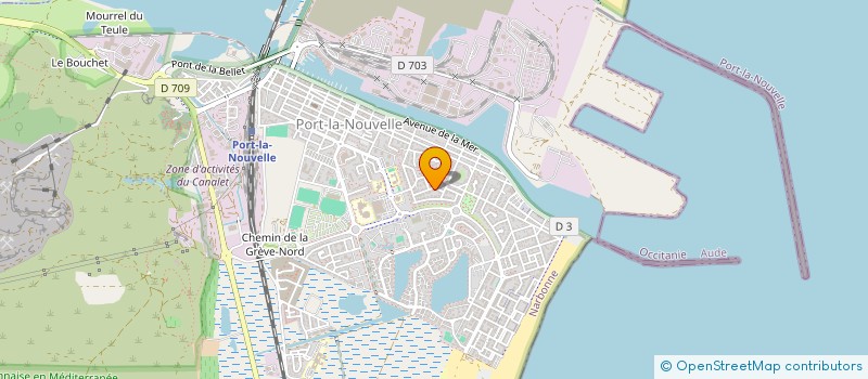 localisation de l'entreprise SARELIS  PORT-LA-NOUVELLE