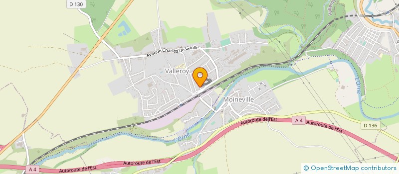 localisation de l'entreprise SAREM à VALLEROY