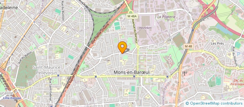 localisation de l'entreprise SARENOV  MONS-EN-BARUL