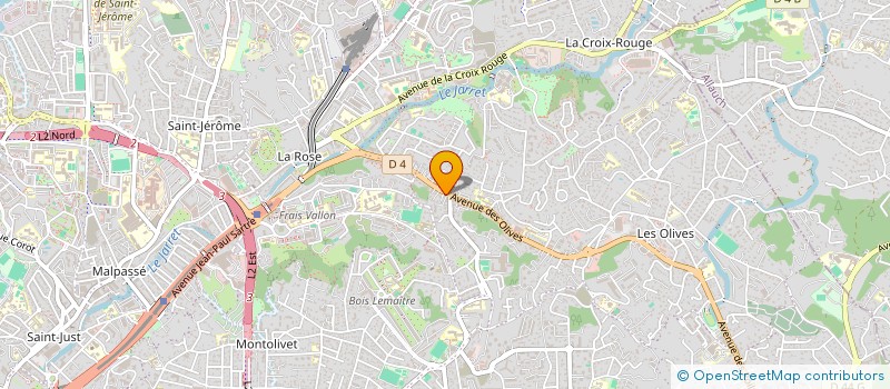 localisation de l'entreprise SARENOV  MARSEILLE