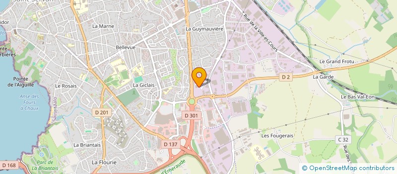 localisation de l'entreprise SARENZA à SAINT-MALO
