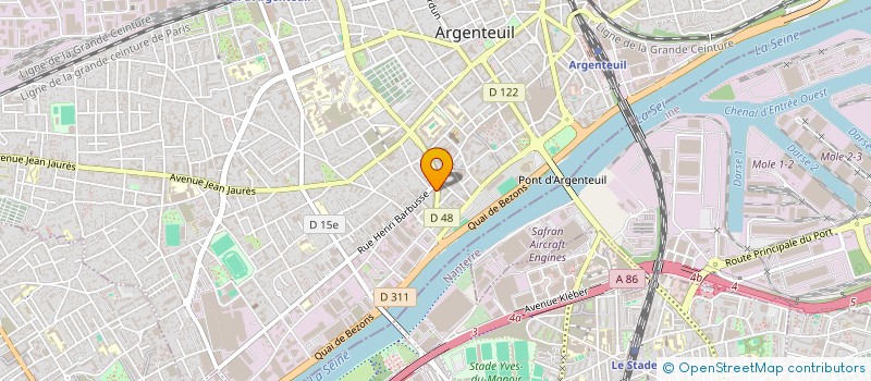 localisation de l'entreprise SAREPTA VENTURE  ARGENTEUIL