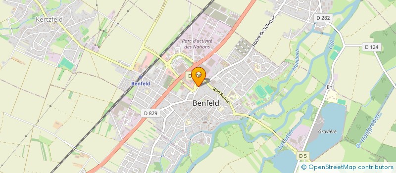 localisation de l'entreprise SAREST  OBENHEIM