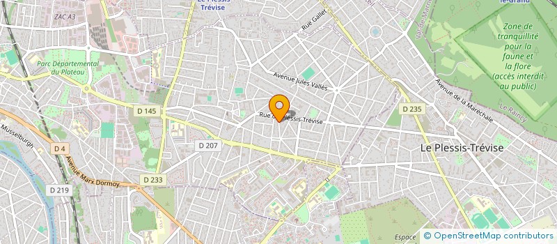 localisation de l'entreprise SAREVA à CHAMPIGNY-SUR-MARNE