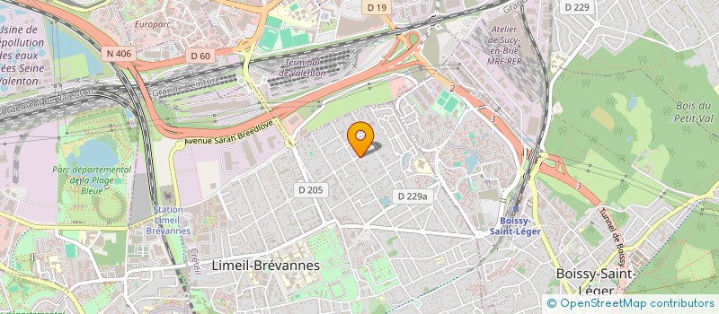 localisation de l'entreprise SAREVA à LIMEIL BREVANNES