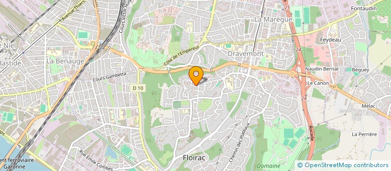 localisation de l'entreprise SARF  FLOIRAC