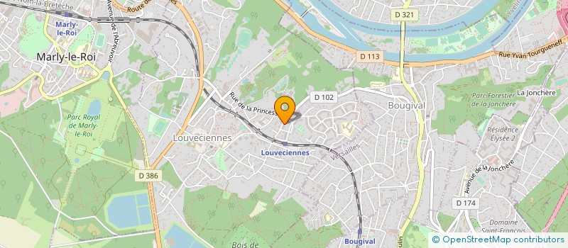 localisation de l'entreprise SARFAT  LOUVECIENNES