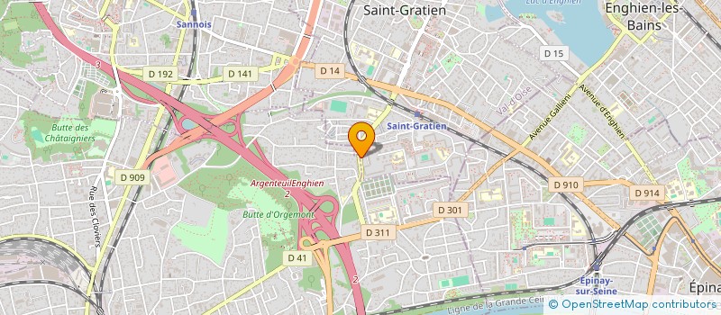 localisation de l'entreprise SARFATI BERDUGO  SAINT-GRATIEN