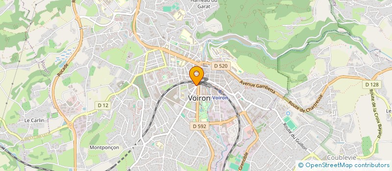 localisation de l'entreprise SARFATI PASCALE ET VILLEGER GUILLAUME  VOIRON