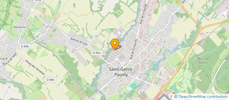 localisation de l'entreprise SARFOR à SAINT-GENIS-POUILLY