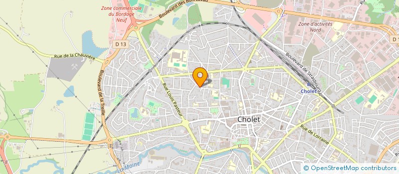 localisation de l'entreprise SARGAS à CHOLET