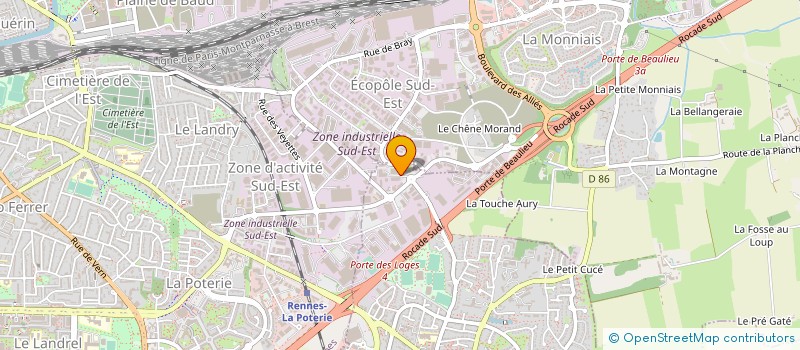 localisation de l'entreprise SARGECLIM  CHANTEPIE