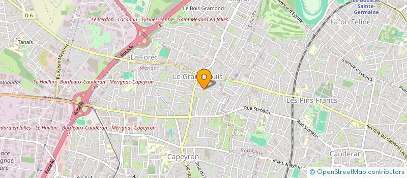 localisation de l'entreprise SARGELEC  MERIGNAC