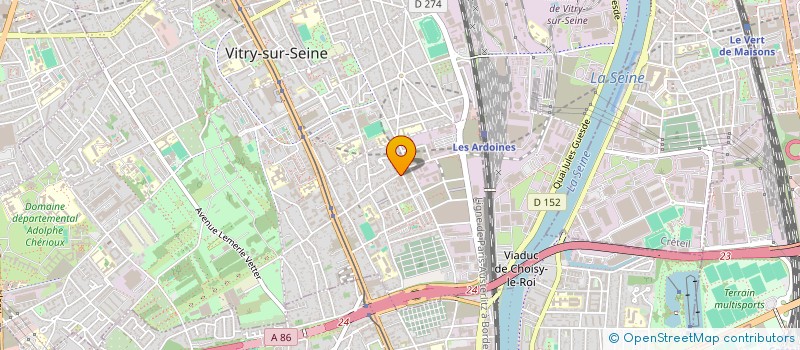 localisation de l'entreprise SARHAANA  VITRY-SUR-SEINE