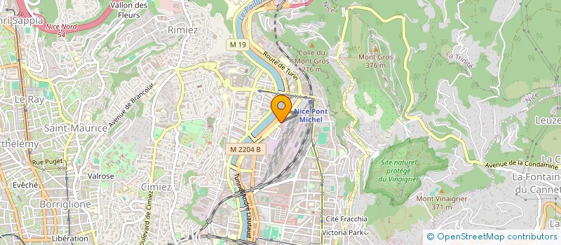 localisation de l'entreprise SARHEC à NICE